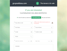 Tablet Screenshot of grupoaldesa.com